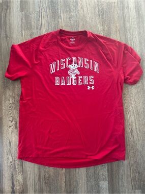 Under Armour Red Wisconsin Badgers Short-Sleeve Performance Tee